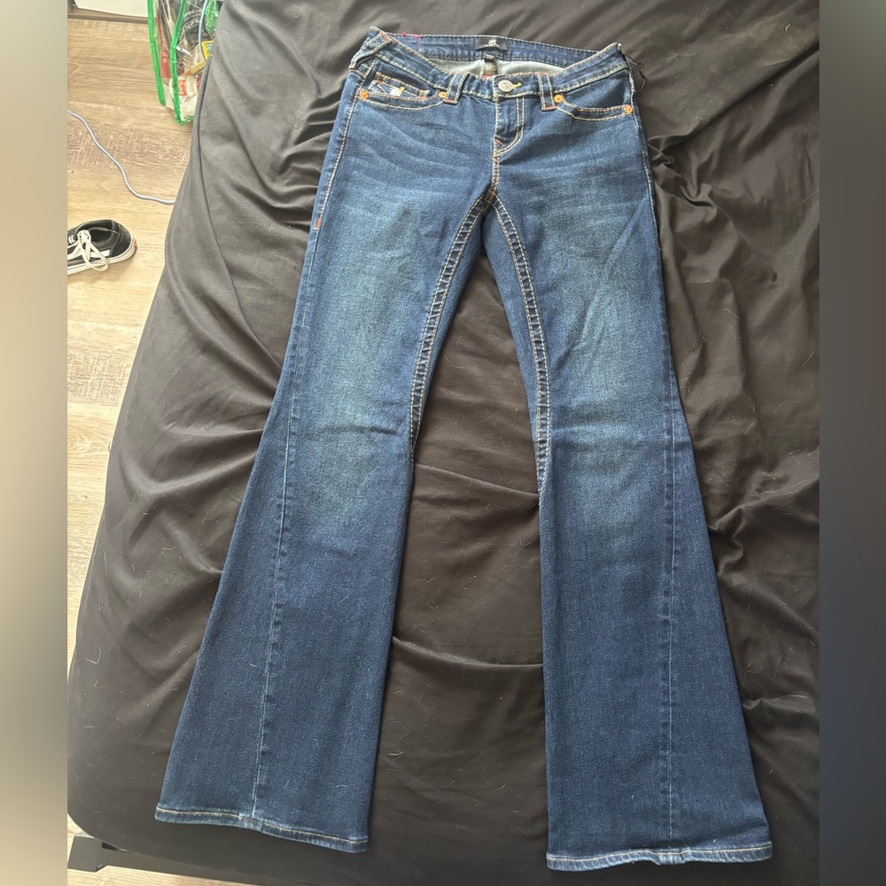 True Religion Indigo Flare Jeans